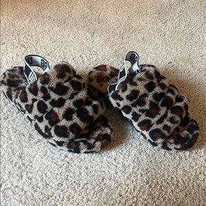 UGG Leopard Print Slippers